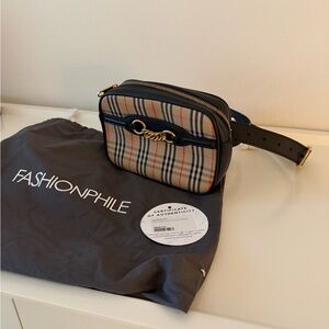 Burberry Plaid Crossbody Bag